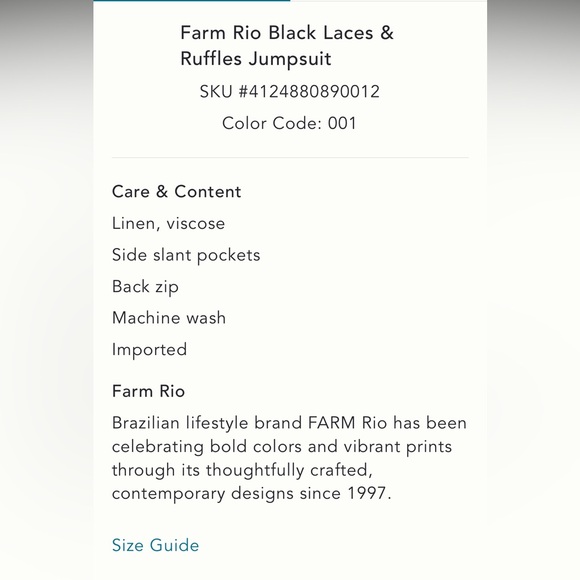 FARM Rio Laces & Ruffles Jumpsuit - Picture 3 of 9